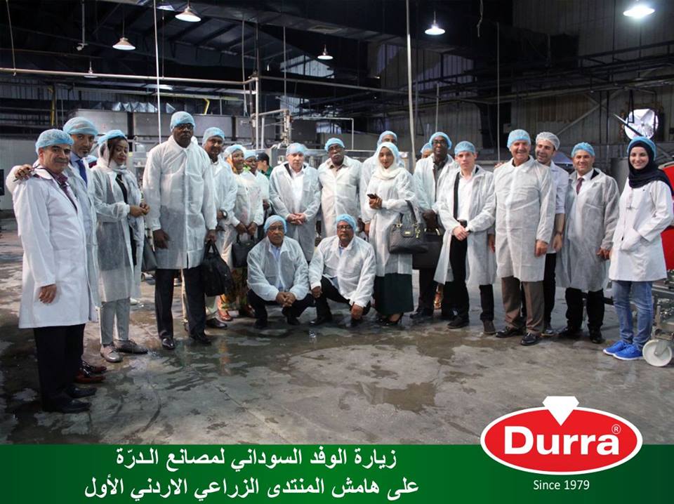  لقطات من زيارة الوفد السوداني لمصانع شركة الـدرّة العالمية في الأردن